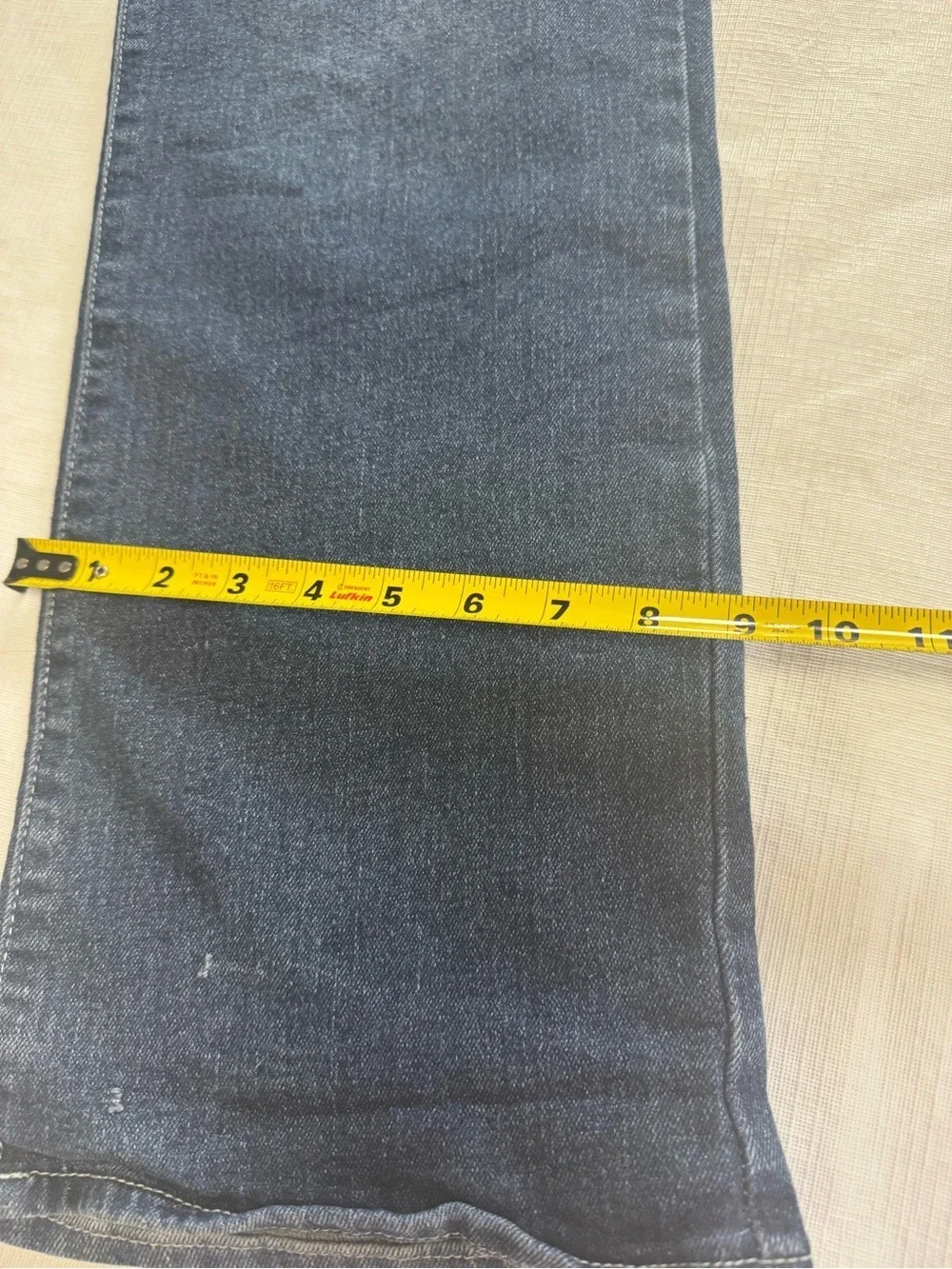True Religion Men's Ricky Relax Straight Jeans - Dark Blue Wash size 40